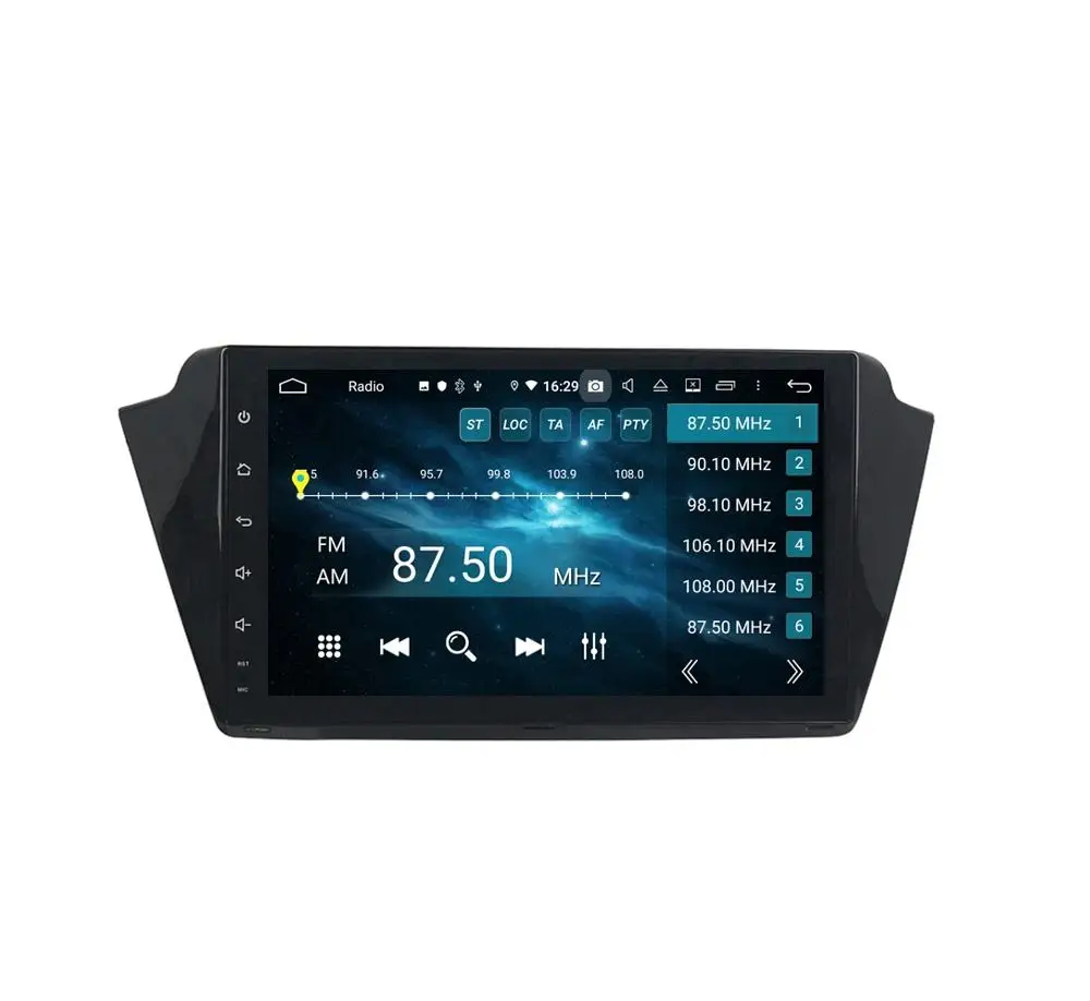 Автомагнитола PX6 4 + 64 ГБ 6 ядер 9 дюймов Android 10 0 DVD плеер для Skoda Fabia 2015 2016 2017 GPS Wi Fi