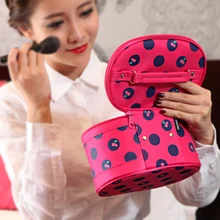 Косметичка Профессиональный Макияж Организатор Femal большой Ёмкость Для женщин хранения Сумка дорожная несессер Кисточки сумка на молнии