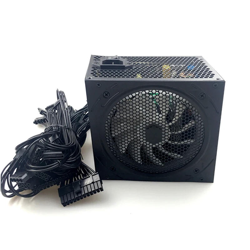 700W PC PSU Power Supply Black Gaming Quiet 120mm Fan 24pin 12V ATX 24pin New computer Power Supply