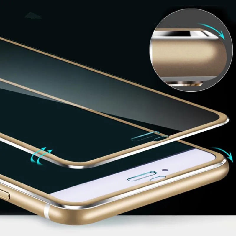 10 teile/los 3D Gebogen Gehärtetem Glas Full Coverage Für iPhone 7 Plus Titan Schutz Film Screen Pr