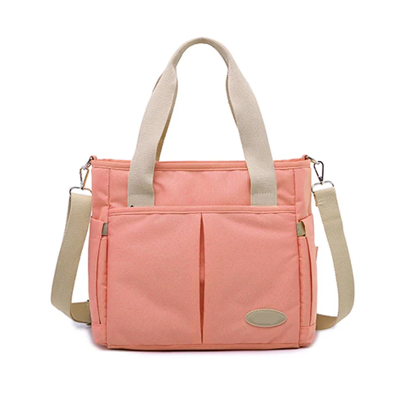 SeckinDogan Детская сумка-ТРОЛЛЕР продукт детские сумки для мамы многофункциональные Пеленки Tote сумки Повседневная сумка для ухода за ребенком - Цвет: Pink
