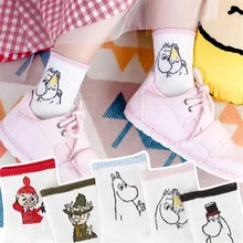 Новинка года; сезон осень-зима; женские носки; забавные носки без пятки в японском стиле с изображением мультяшных животных; кавайные носки для девочек