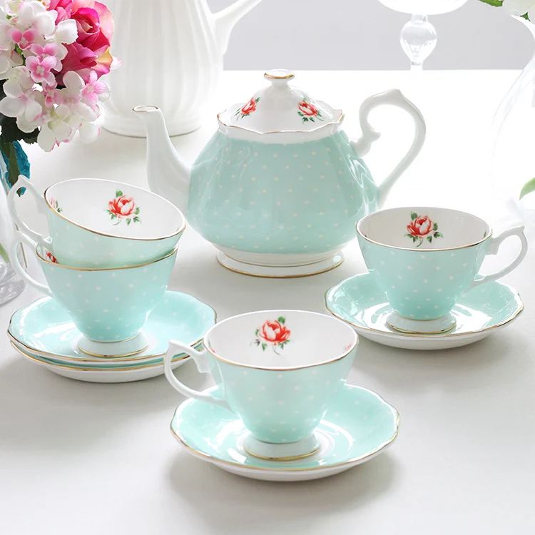 Buy pastoral retro cup and saucer British afternoon