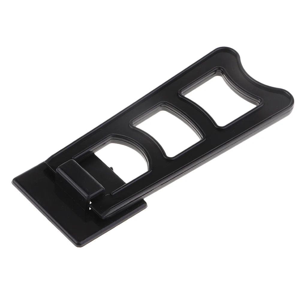 (50 Pack)Adjustable Plastic Display Stand Easel Stand Holder,Displays Picture Frames, Photo,Art Collection,Black