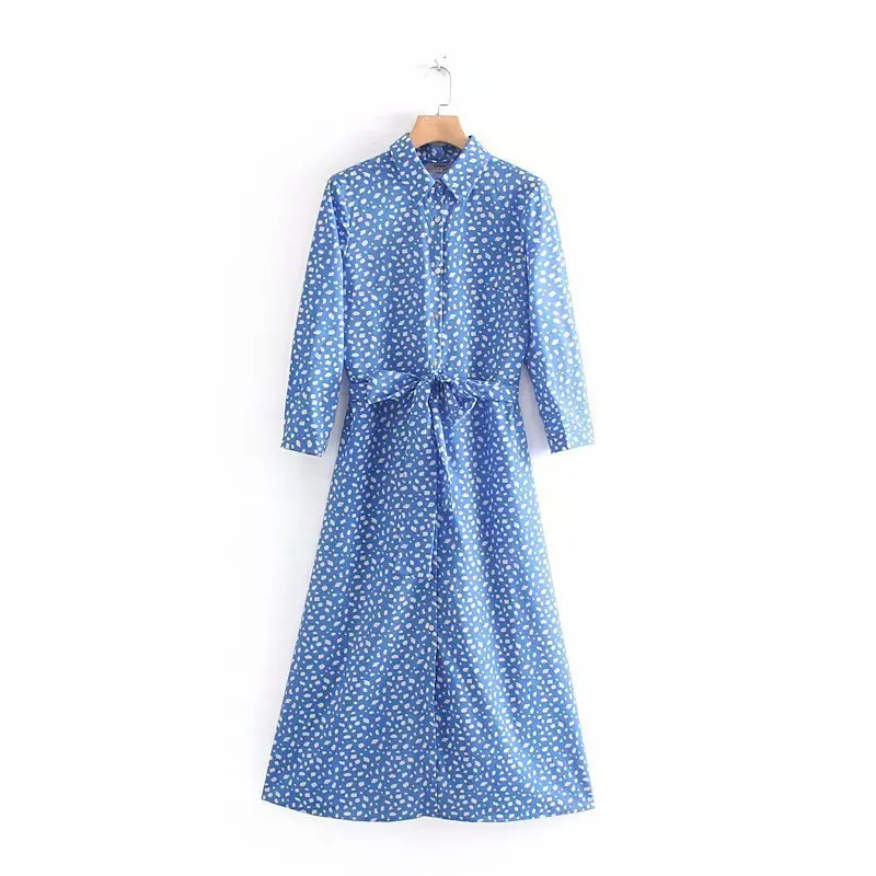 

Old Bird 50-8895 European and American Fashion Wind Printed Dresses