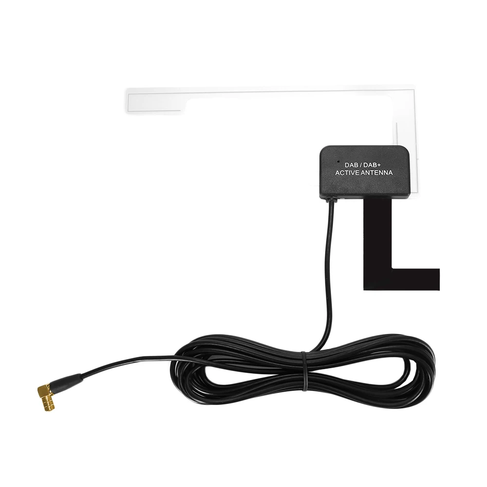 

DAB / DAB + - 301 - SMB Car Digital Active Antenna for Radio TV Receiver Box Digital Auto Radio Aerial Antenna Cable