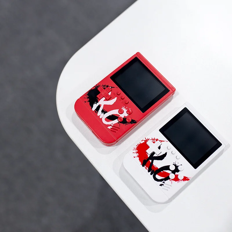 Встроенный 300 игр 1000 Mah аккумулятор игровой плеер 3 дюйма цветной Lcd Ретро портативная игровая консоль + геймпад 2 проигрывателя