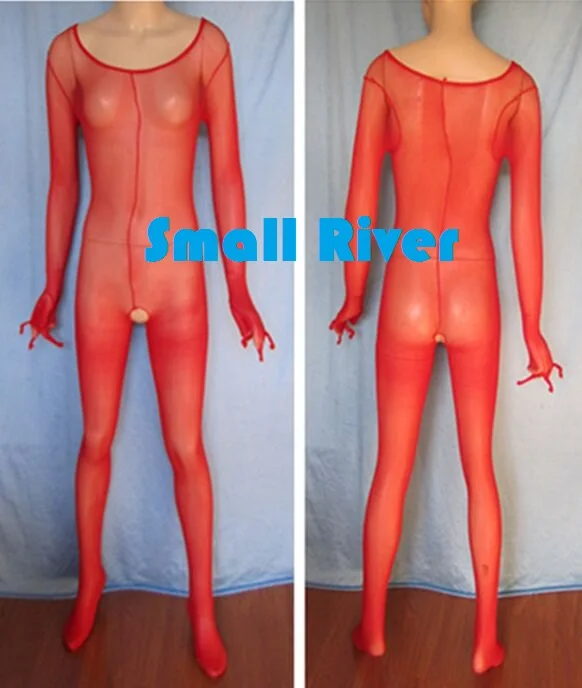 

New Women's multicolor 3D ultra thin stretch velvet with gloves open /Not open crotch Teddies & Bodysuits MS Sexy Body stocking