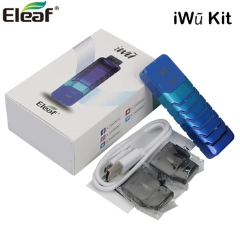 

Original Eleaf iWu kit Pod Vape 15W With 700mah Battery and 2ml capacity Pod Tank TPD Compliant Electronic Cigarette Vaper Kit