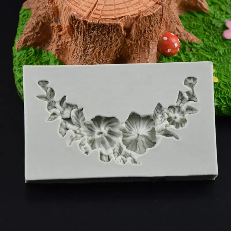 

Pearl Flower Pattern Silicon Mould Dry Pace Cake Mold For Fondant Cake Decorating Tools Silicone Lace Mat Fondant Silicone Mold