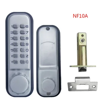 

Mechanical Code Lock Digital Machinery Keypad Password Entry Door lock Stainless Steel Zinc Alloy Silver 1707