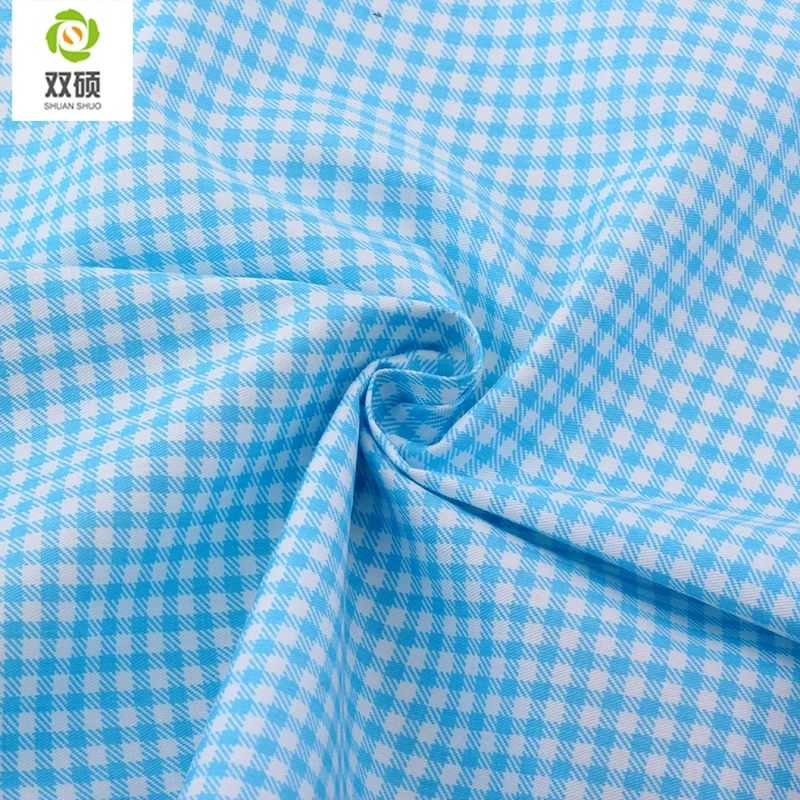 Shuanshuo Bule Color Cotton Patchwork Fabric Fat Quarter Bundles Fabric For Sewing DIY Crafts Doll Cloth 40*50cm 5pcs/lot