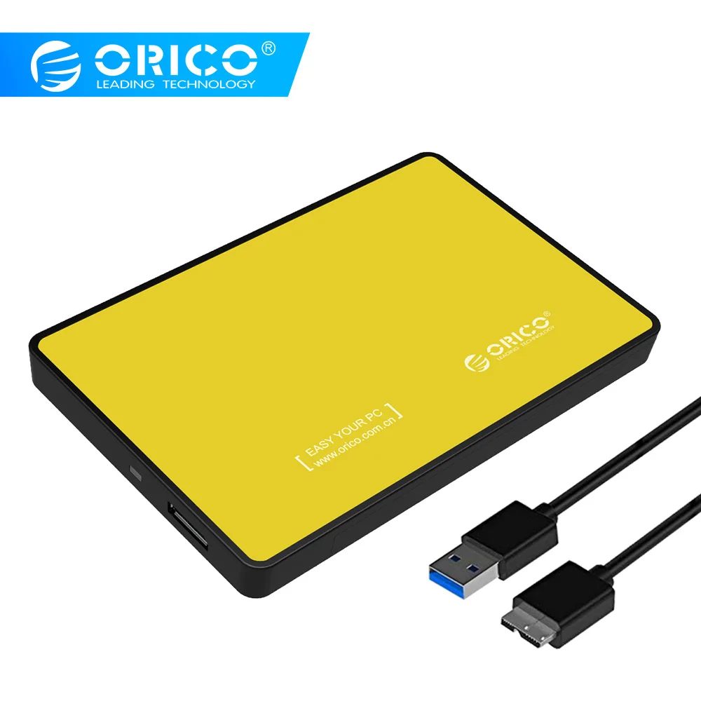 

ORICO 2588US3 USB3.0 2.5 Tool Free HDD SSD 5GBPS Enclosure External SATA Hard Disk Case High Speed Portable For Windows Mac OS