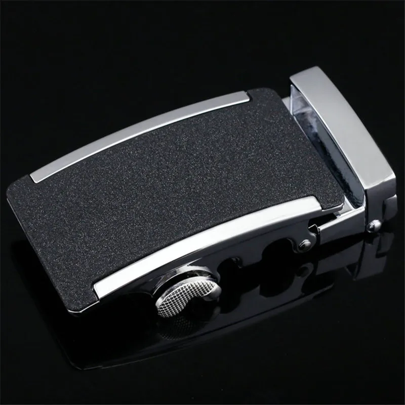 

New fashion Black Business Belt Buckle Men's job Leisure Suit Metal Hollow Automatic Buckles Accessories Gift For 3.5cm Belt