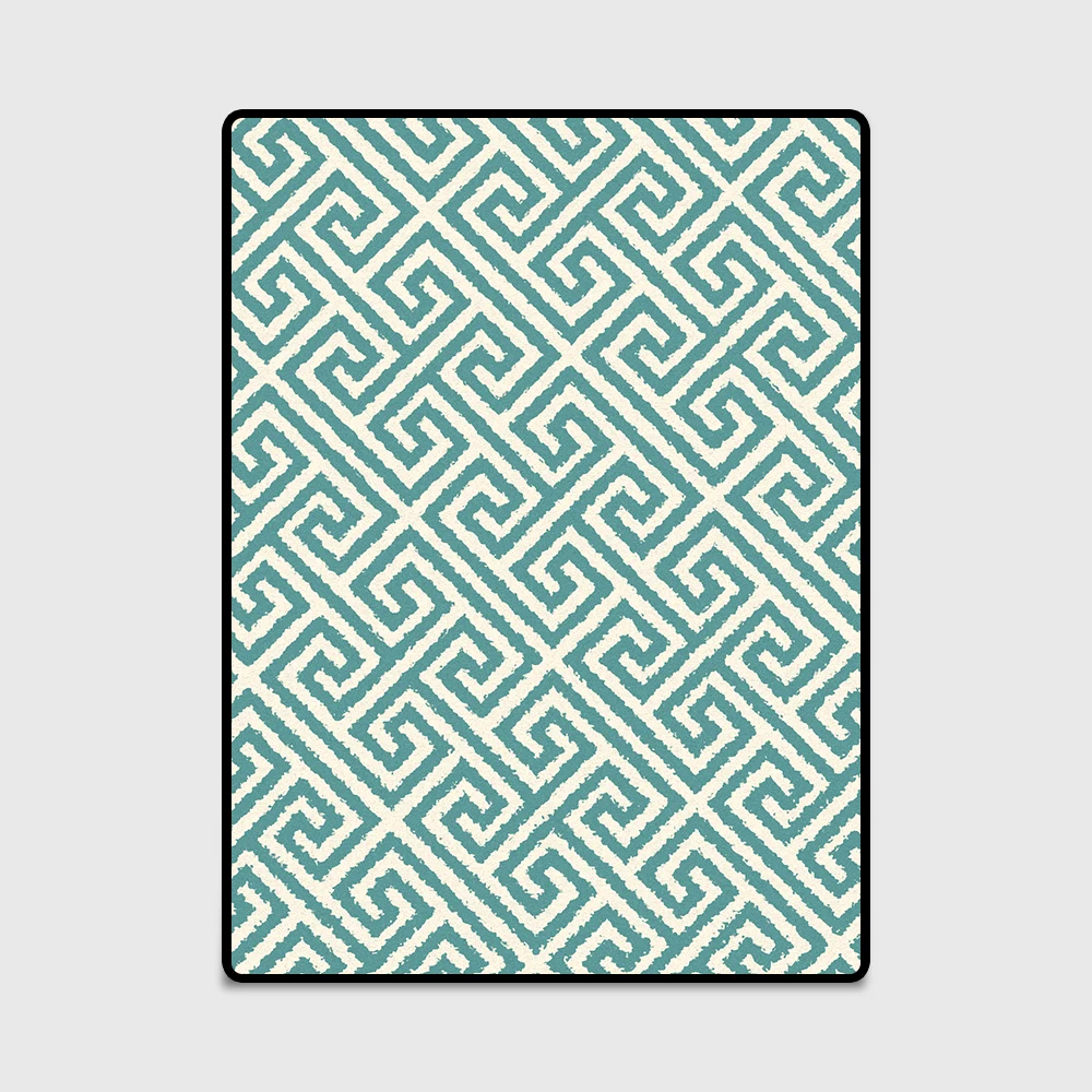 Fashion Brief Nonslip Doormat/Kitchen mat Living Room Bedroom Parlor Bedside Area Rug Decorative Carpet Nordic Geometirc Blue | Дом и сад