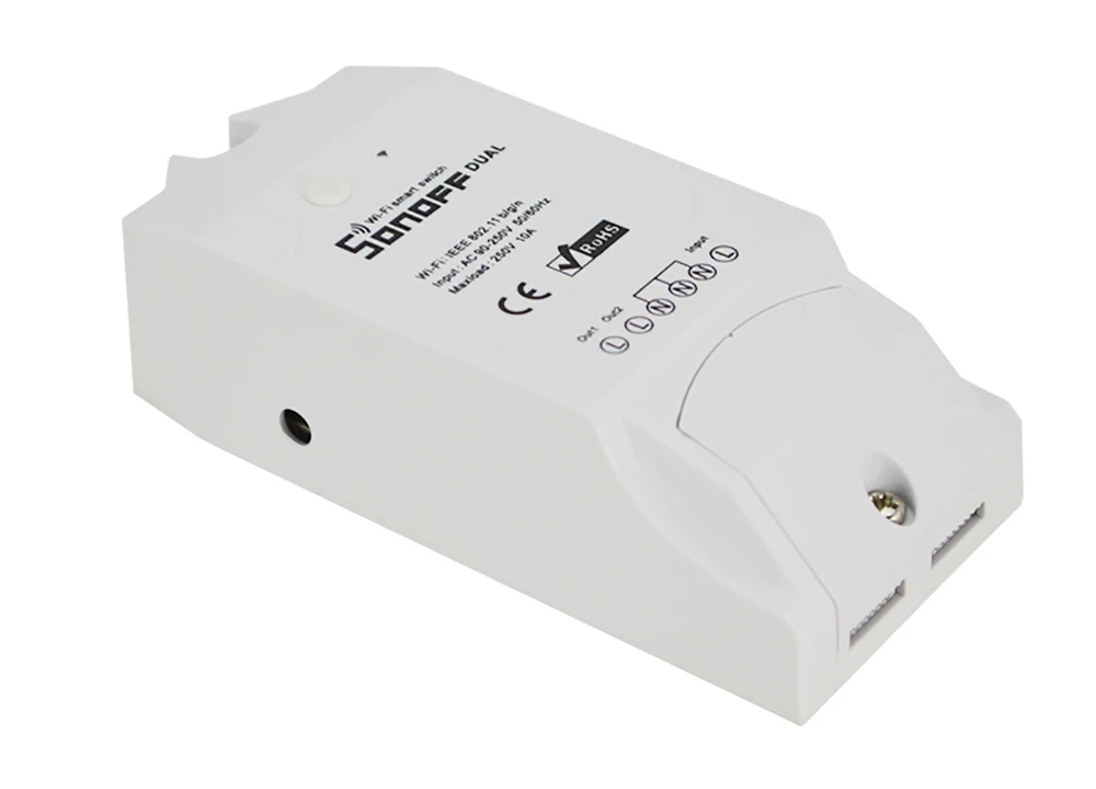 Sonoff Dual R2 2ch Wifi Switch Dual Lights Controlled Remote