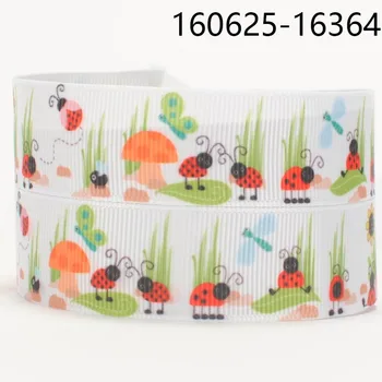 

NEW sales 50 yards lively Beatles animals pattern printed grosgrain ribbon free shipping