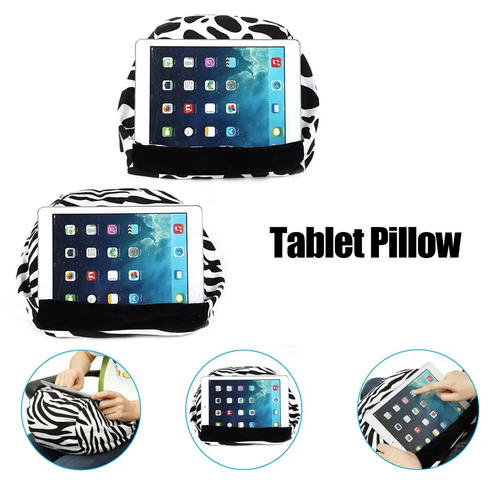 

Portable Tablet Pillow For Ipad Book Reading Holder PC Tablet Stand Cushion Rest Pillows Universal Beanbag Lap Stand For Office