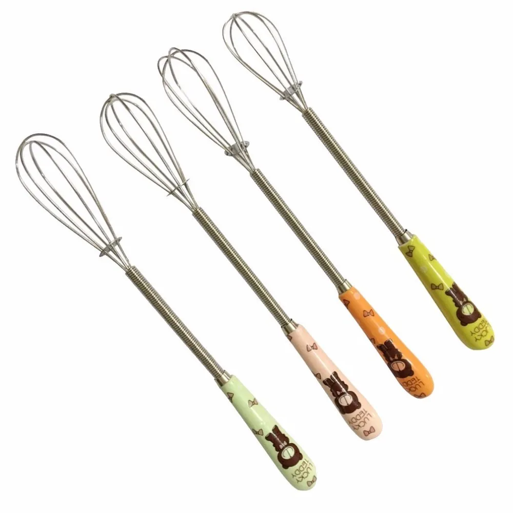 30pcs Wire Whisk Ceramics Stainless Steel Kitchen Utensils for Stirring