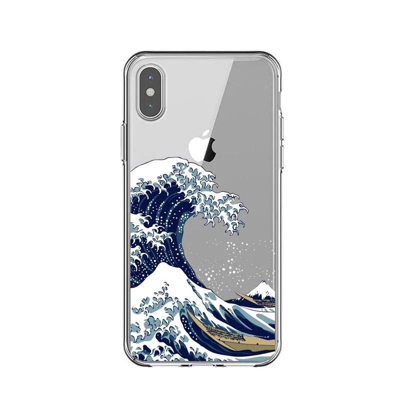 Чехол для телефона The Great Wave off Kanagawa для iphone 11 Pro Max 6 6S 7 8 plus X XS MAX XR 5S SE японская морская волна океан чехол