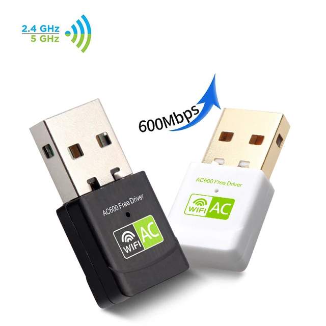 USB Wifi Adapter USB Ethernet Network Card 600Mbps 5Ghz