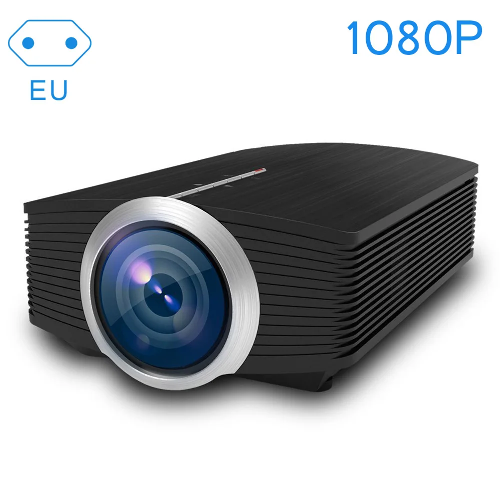 

LED Projector EU 1200 Lumens Home Video HD 1080P Office TV Movie Projectors with HDMI USB VGA AV for Laptop 8 SL@88