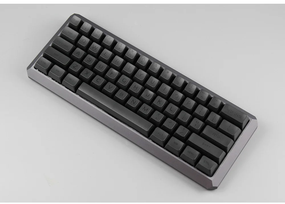 R3 KBDfans 5 градусов 60% клавиатура алюминиевый чехол для GH60 покер DZ60 XD60 механическая клавиатура