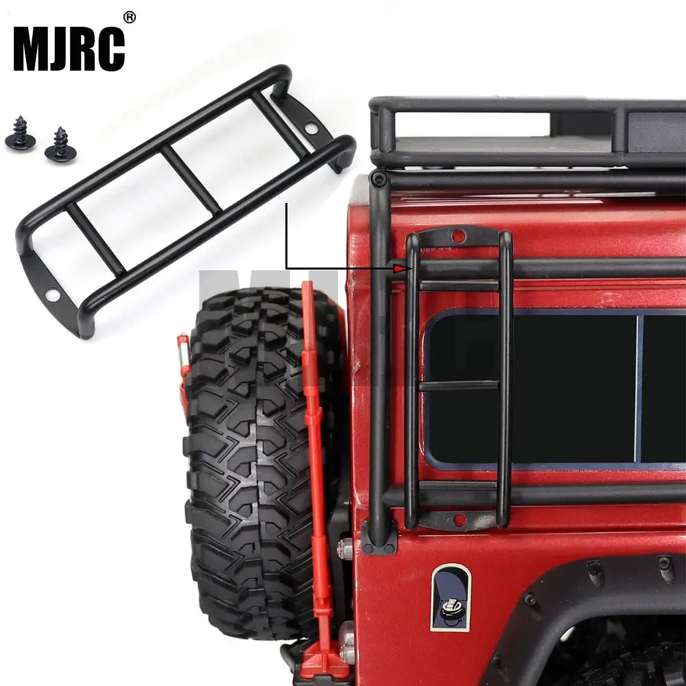 

MJRC 1PCS Straight/Curved Metal Black Ladder Stairs for 1:10 RC Rock Crawler Traxxas TRX4 Axial SCX10 90046 RC4WD D90