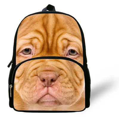 Модные 12 дюймов, сумка в виде кота, Детский рюкзак с животными принтами детские школьные сумки для подростков мальчиков и девочек женские Повседневное рюкзак - Цвет: Светло-желтый