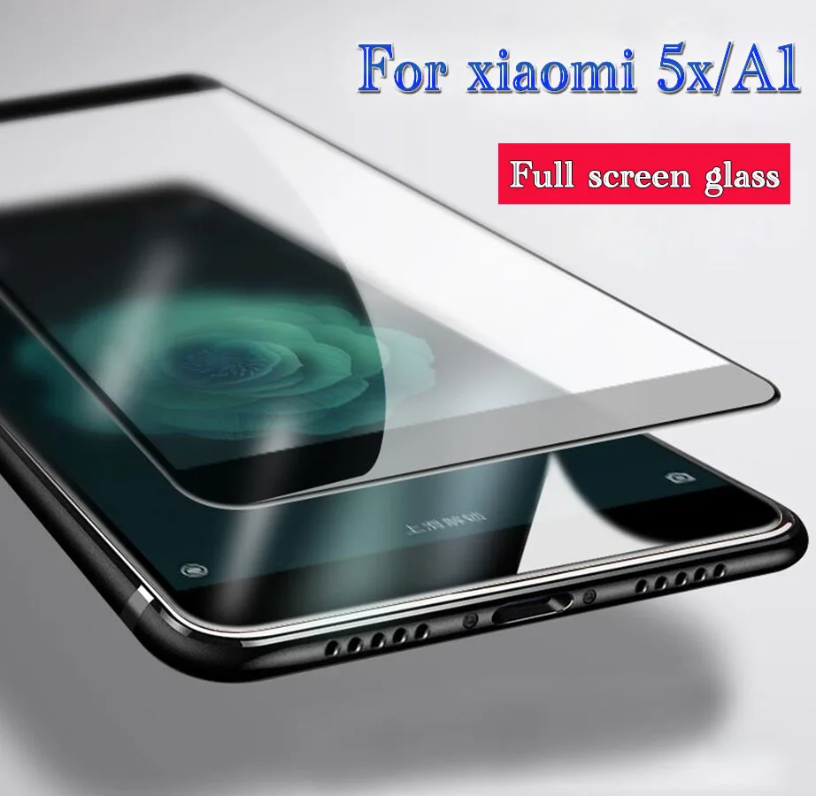 Защитное стекло закаленное 2.5d для Xiao mi A1 5X M MA1 m5X | Мобильные телефоны и аксессуары