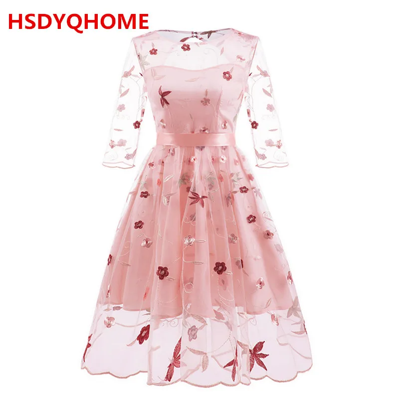 

2019 Pink Short Evening Prom dresses cheap Summer Party dress Women's A-line Sexy Prom party gown