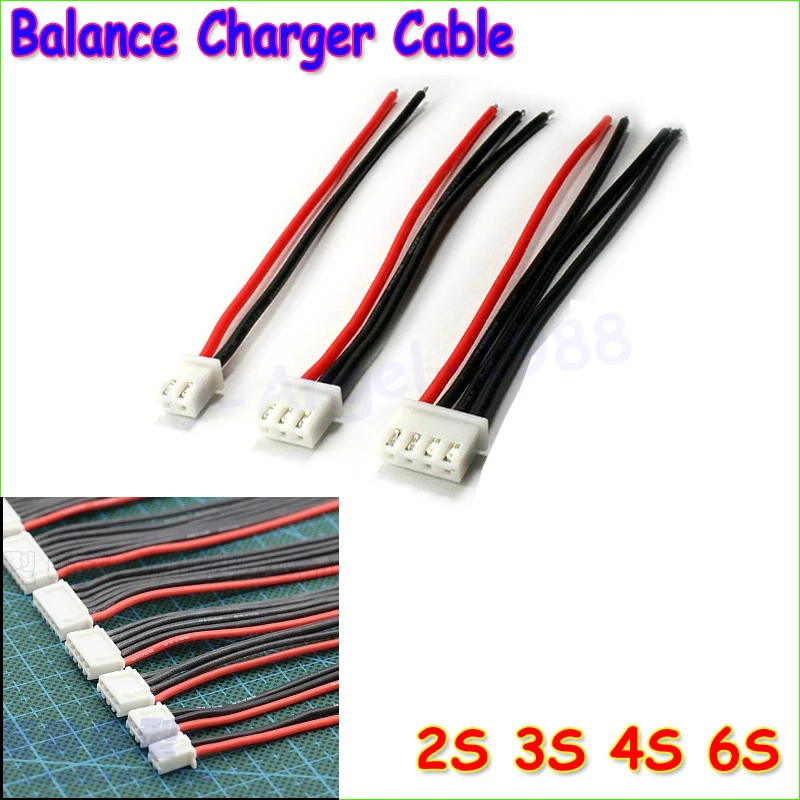 4S 5wire Lipo Battery Balance Charger Cable IMAXB6 Connector Plu Remote cntrl