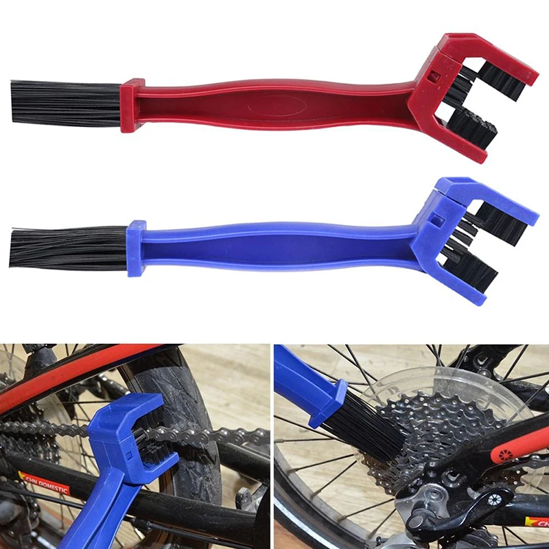 Bike Chain Cleaning Brush Cycle Motorcycle Bicycle Gear Cleaner Tools Scrubber