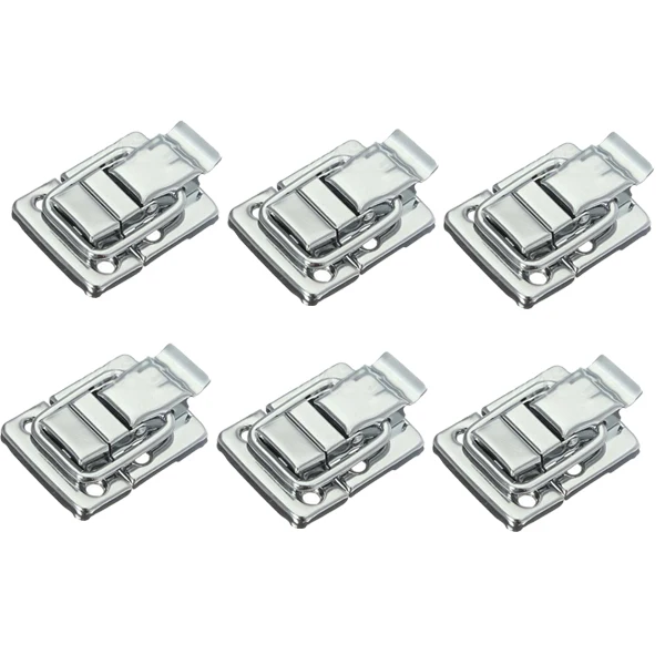 

6Pcs Fastener Toggle Latch Catch Chest Case Suitcase Boxes Chests Trunk Lock