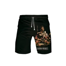 Шон Мендес Топы шары штаны Шорты для мальчиков Штаны Досуг 3D повседневные шорты с принтом Новинка класса «Люкс», в стиле Харадзюку