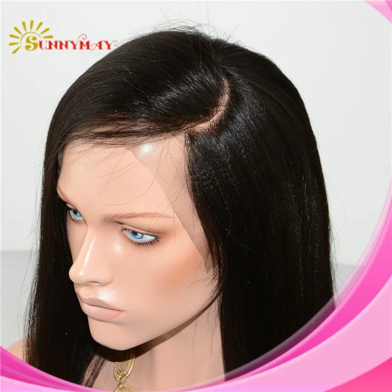 6a Unprocessed Malaysian Virgin Human Hair Full Lace Wig Natural