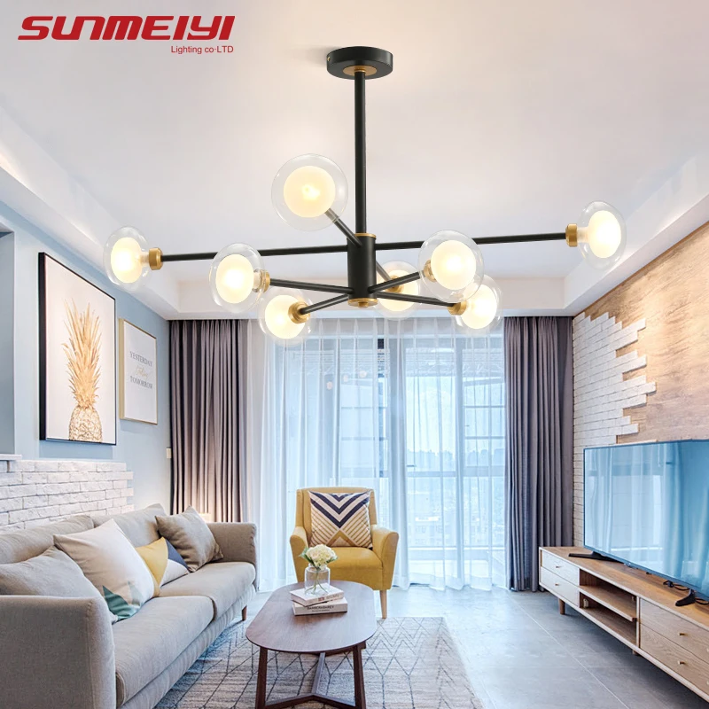 

Nordic Deco LED Chandeliers Ceiling For Bedroom Living Dining room Cafe lampadario moderno Hanging Light Fixtures avizeler