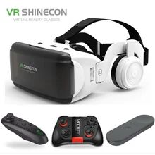 Google cartón casco para ios android smartphone, balancim de bluetooth imagem de fundo 3d