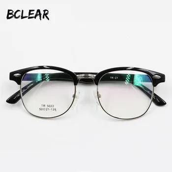 

BCLEAR Classic style retro round optical frame fashion blowline glasses TR90 full frame eyeglasses quality popular spectacle
