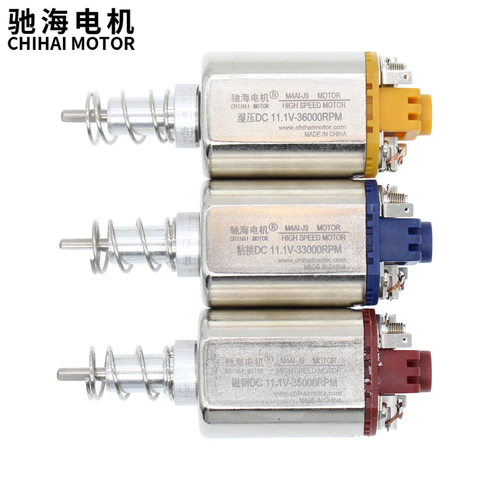 

ChiHai Motor Sintered NdFeB 460 speed upgrade kinetic energy Motor M4A1 DIY Jin Ming 9 Mini Gun Model For Collection Metal Alloy