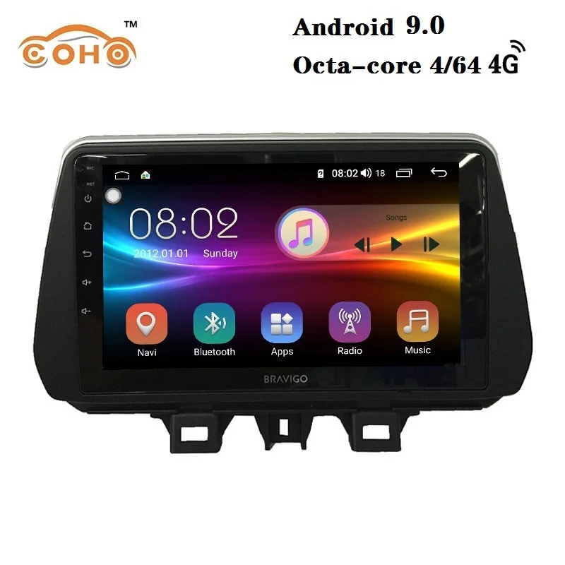 

Tucson Car radio Android 9.0 8-core 4+64G car gps navigation1 din android radio for 2019 Hyundai Tucson