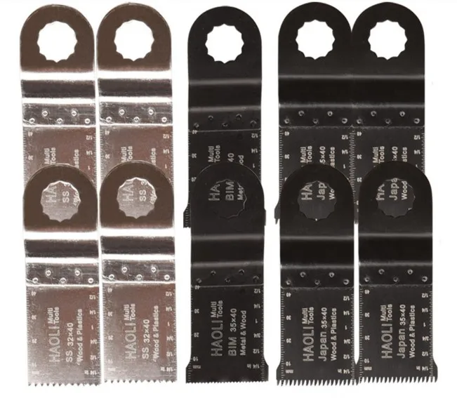 10 pcs oscillating Power Tool saw blade Accessories for most brand of multi tool as AEG Ridgid Worx ,high quality