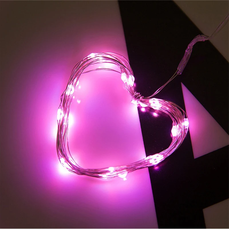 4 Silver Wire LED String lights Holiday lighting Fairy Garland For Christmas Tree Wedding Party Decoration LED Starry String light