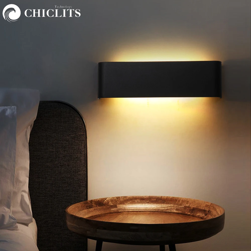 Chiclits LED Night Lights Modern Minimalist Aluminum Wall Lamp Bathroom Mirror Light Sconce Bedroom Livingroom Luminaire2