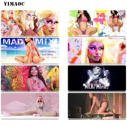 Коврик для мыши YIMAOC Nicki Minaj 30x70 см Коврик для компьютерной мыши Противоскользящий натуральный резиновый игровой коврик для мыши