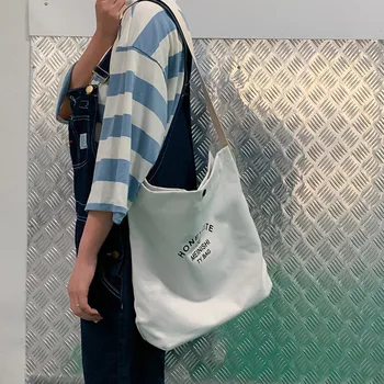 

Canvas Zipper Bag Large Capacity Printed Handbag Single Shoulder Bag for Women Best Sale-WT