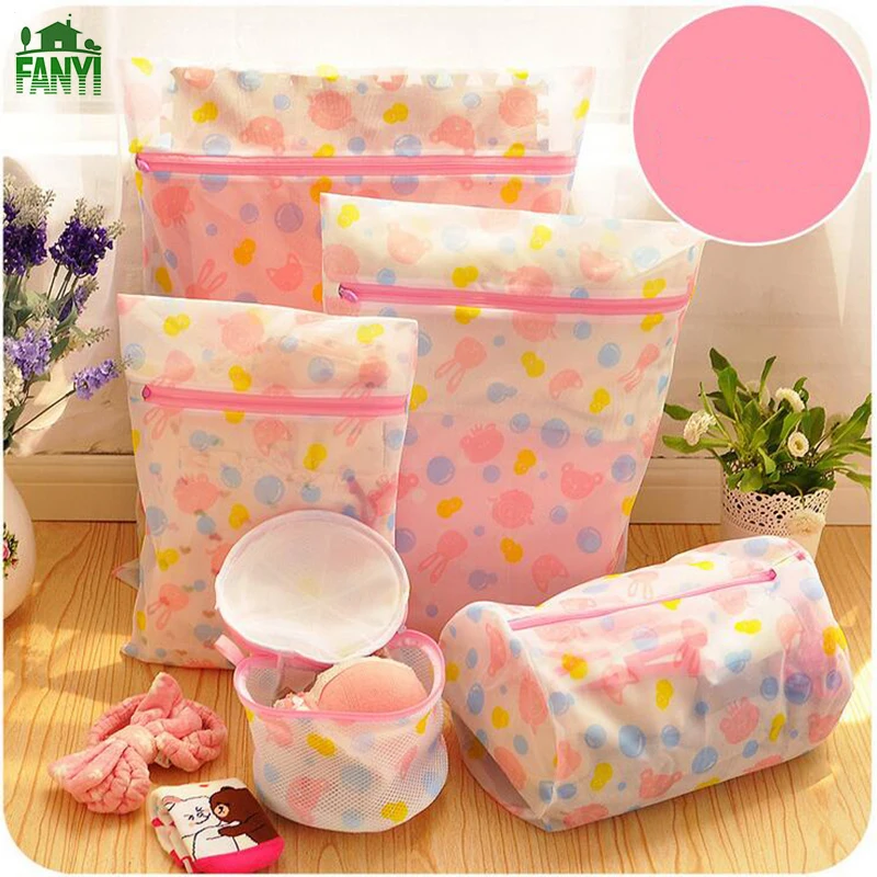FANYI Hot selling 5pcs Washing Bags Thick Private Washing Bag Japanese