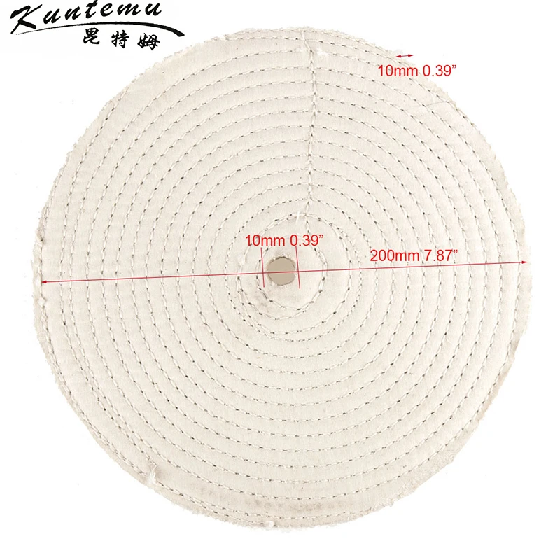 10 шт. 200 мм Лен ограночного для полировки металла