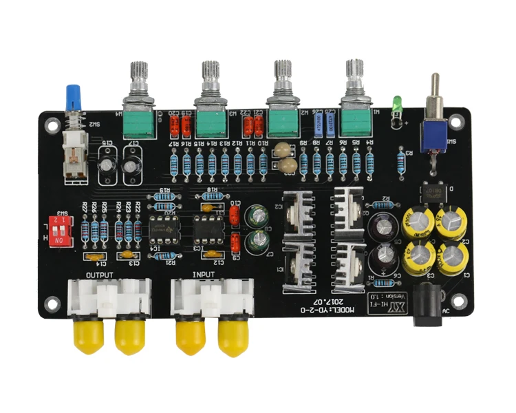 GHXAMP Kits Preamplifier Tone audio board NE5532 Preamp HIFI Pre-amp Baord Treble, MID, Bass Volume Control Filter Circuit