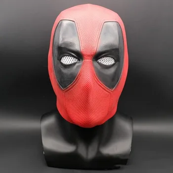 

Halloween Cosplay Dead Waiter Deadpool 2 Latex Mask Costume Party Entertainment Cool Play Prop Drop Ship
